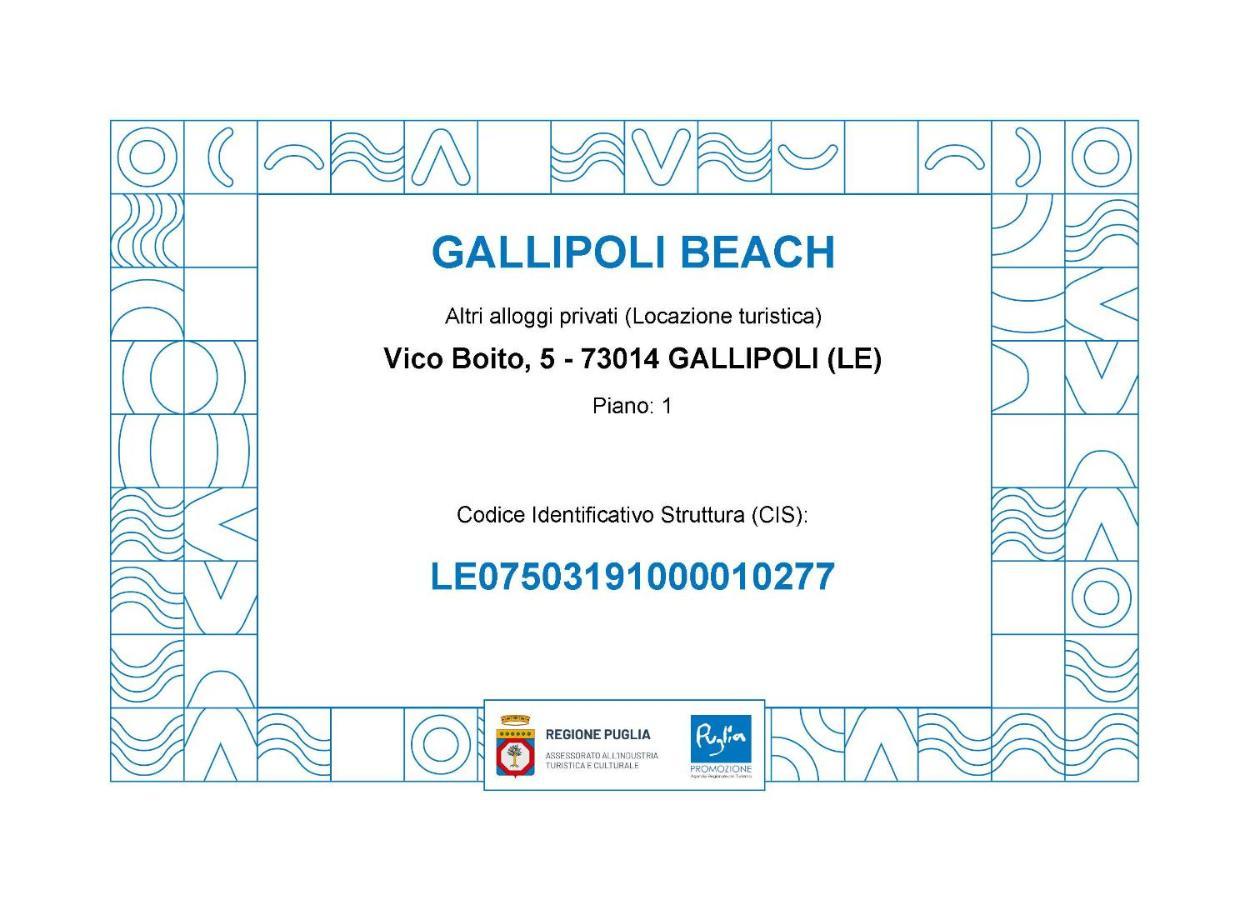 Gallipoli Beach Buitenkant foto